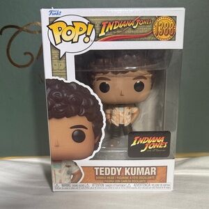 Funko Pop! Indiana Jones Teddy Kumar Figure - Brown and Cream